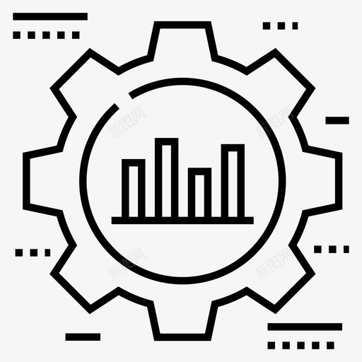 项目管理业务管理数据设置图标svg_新图网 https://ixintu.com 业务管理 图形 图标 技术支持 数据 统计 设置 项目管理