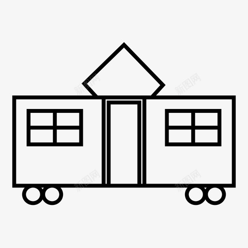 有轨电车交通工具电车图标svg_新图网 https://ixintu.com 交通工具 有轨 电车 运输工具
