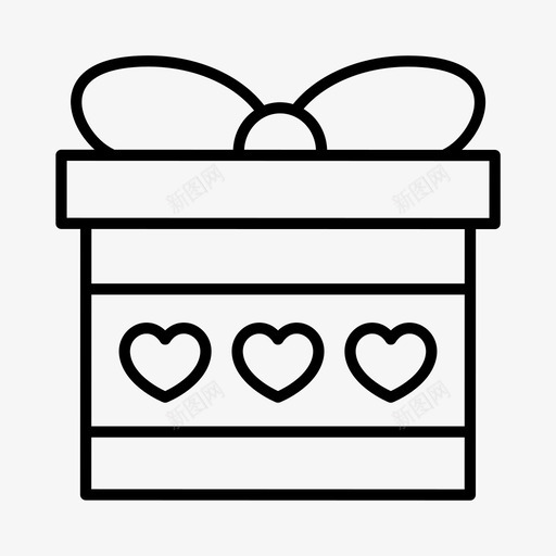 礼物庆祝活动活动图标svg_新图网 https://ixintu.com 场合 庆祝活动 情人节 活动 礼物