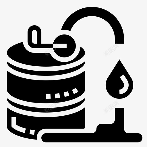 泵桶燃料图标svg_新图网 https://ixintu.com 当地 汽油 泵桶 燃料 石油工业