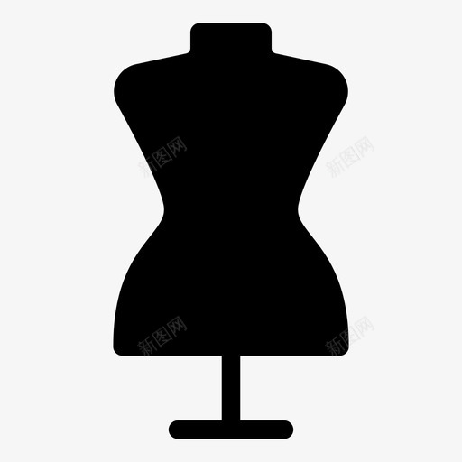 人体模型假人时装图标svg_新图网 https://ixintu.com 人体 假人 时装 模型 泰勒 裁缝 雕像