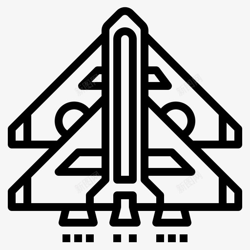 航空航天1号直线火箭图标svg_新图网 https://ixintu.com 1号 火箭 直线 航空航天