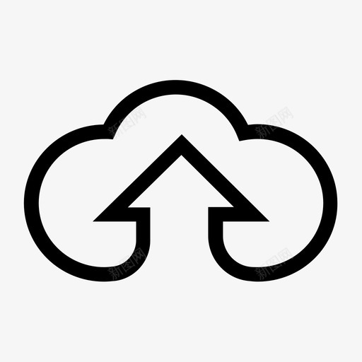 上传云互联网快速上传图标svg_新图网 https://ixintu.com 上传 互联网 快速