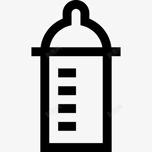 喂食器婴儿99线性图标svg_新图网 https://ixintu.com 喂食 婴儿 线性