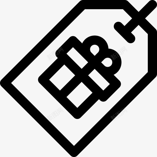 价格标签促销礼品10份直系图标svg_新图网 https://ixintu.com 价格 促销礼品 标签 直系