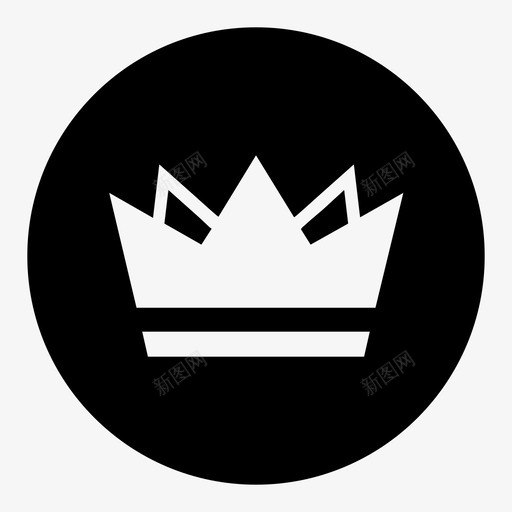 皇冠国王君主制图标svg_新图网 https://ixintu.com 君主制 国王 女王 皇冠 皇室