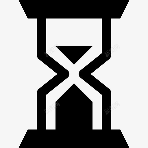 沙盘计时器持续时间沙漏图标svg_新图网 https://ixintu.com 传统 商业 图标 实体 实体图 持续时间 沙漏 沙盘 秒表 计时器
