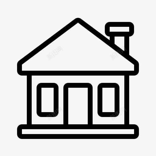 住宅城市城市元素1号线图标svg_新图网 https://ixintu.com 1号线 住宅 元素 城市
