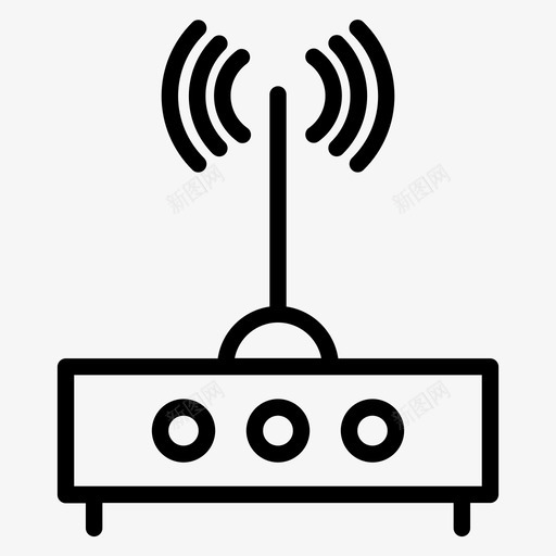 路由器通信网络图标svg_新图网 https://ixintu.com 25个 wifi 图标 无线 无线网络 网络 路由器 通信 通信线路