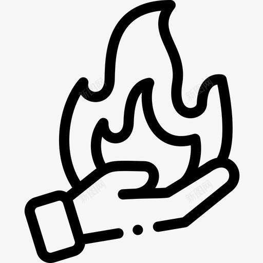 火魔法28直线图标svg_新图网 https://ixintu.com 直线 魔法