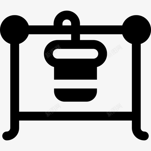 衣架家居装饰51填充图标svg_新图网 https://ixintu.com 填充 家居装饰 衣架