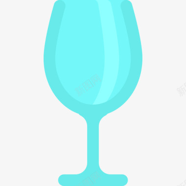 酒杯餐具3扁平图标图标