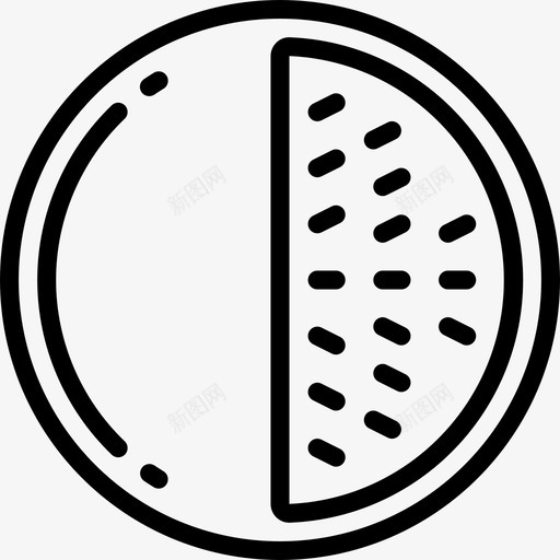 瓜类食用食物图标svg_新图网 https://ixintu.com 健康 水果 瓜类 食物 食用