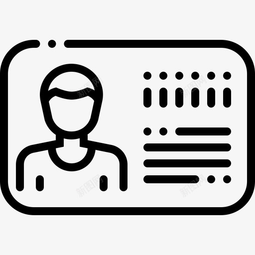 侧面图用户26线性图标svg_新图网 https://ixintu.com 侧面图 用户 线性