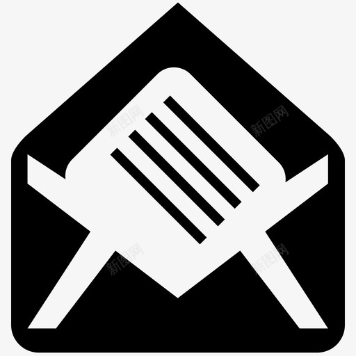 打开新邮件信封完整图标svg_新图网 https://ixintu.com 信封 图标 完整 实体 实体图 打开 收件箱 新邮件 有组织 通信 邮件