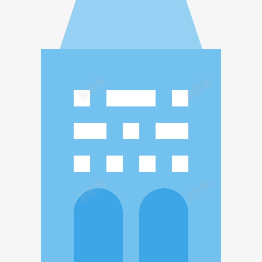 办公楼建筑物和房地产2平图标svg_新图网 https://ixintu.com 办公楼 建筑物 房地产