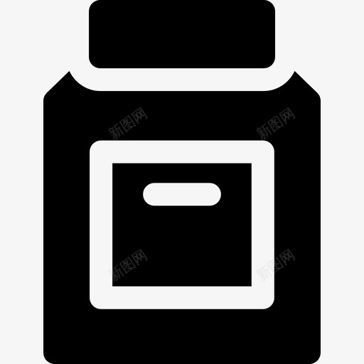 蛋黄酱食品罐子图标svg_新图网 https://ixintu.com 固体 沙拉 罐子 蛋黄 零售 食品 黄酱