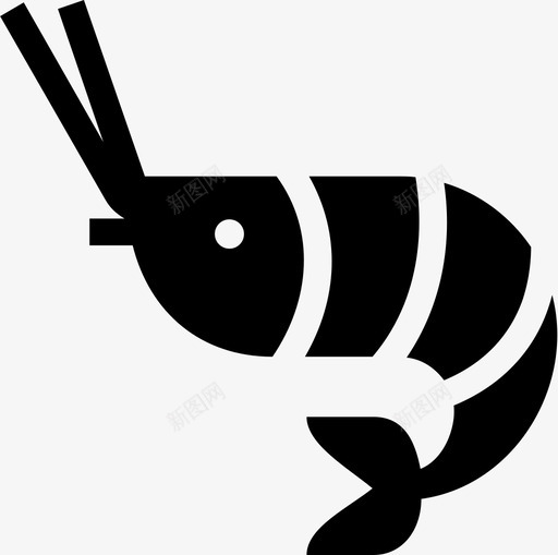 虾食物龙虾图标svg_新图网 https://ixintu.com 海鲜 食物 龙虾