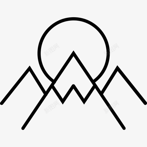 山营地征服图标svg_新图网 https://ixintu.com 征服 登山 营地 露营 顶峰