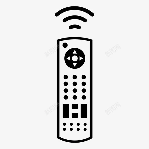 网络遥控器控制器电视支持图标svg_新图网 https://ixintu.com 控制器 支持 无线 电视 网络 遥控器