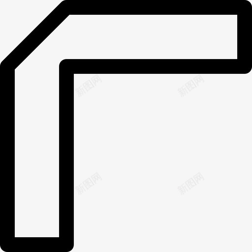 角点编辑工具18线性图标svg_新图网 https://ixintu.com 工具 线性 编辑 角点
