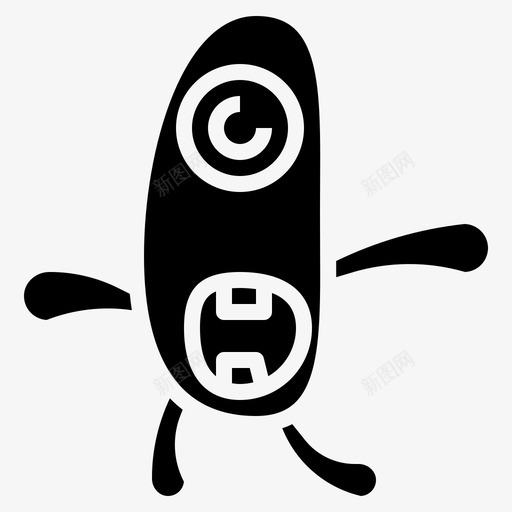 怪物化身恐怖图标svg_新图网 https://ixintu.com 化身 实体 幽灵 怪物 恐怖