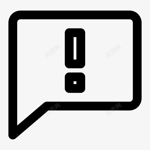 反馈聊天信息图标svg_新图网 https://ixintu.com 信息 反馈 图标 基本 小的 建议 所有 有大 聊天 警告