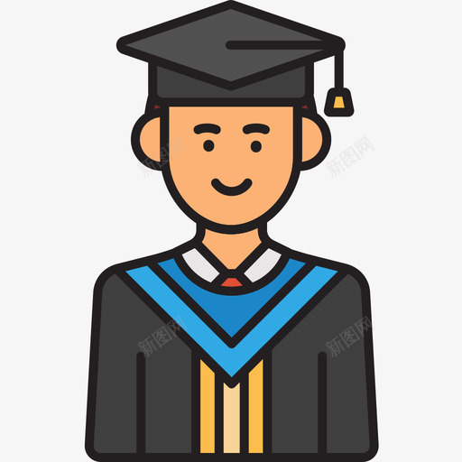 男孩化身71线性颜色图标svg_新图网 https://ixintu.com 化身 男孩 线性 颜色