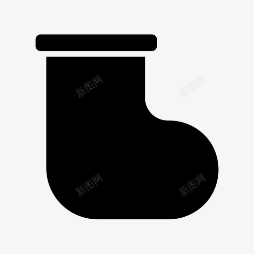 圣诞袜庆祝森林图标svg_新图网 https://ixintu.com 圣诞 庆祝 新年 森林 派对