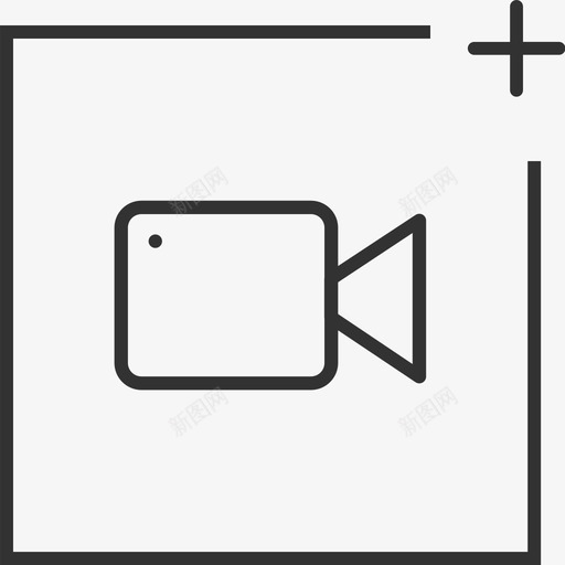 添加视频svg_新图网 https://ixintu.com 添加视频