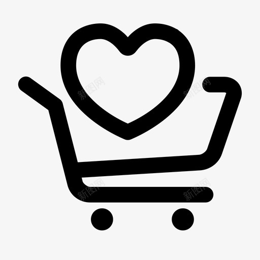 商店爱购物袋市场图标svg_新图网 https://ixintu.com 商店 市场 杂项 购物 购物袋