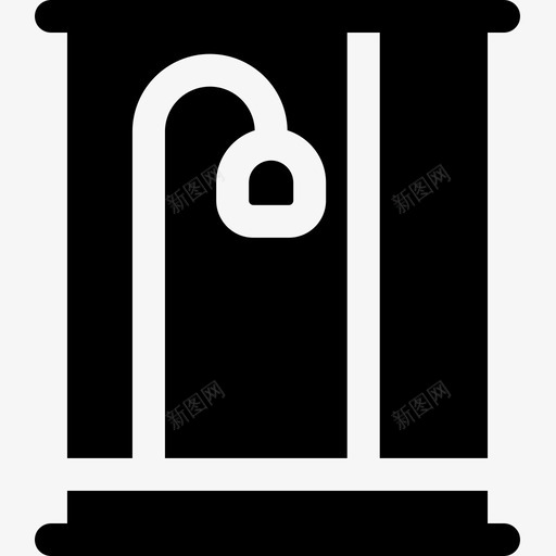 淋浴家庭装饰51填充图标svg_新图网 https://ixintu.com 填充 家庭装饰 淋浴