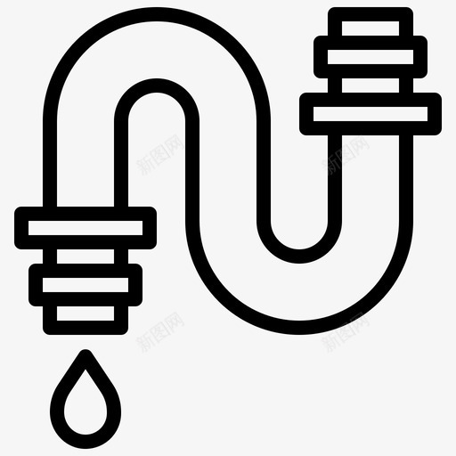 污水管构筑物图标svg_新图网 https://ixintu.com 构筑物 水管 污水