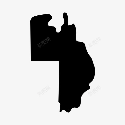 东澳大利亚地图风险图标svg_新图网 https://ixintu.com 地图 澳大利亚 领土 风险