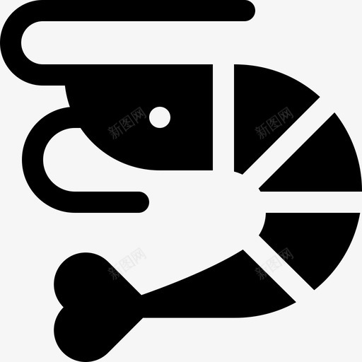 虾烤肉52馅图标svg_新图网 https://ixintu.com 肉馅 虾烤