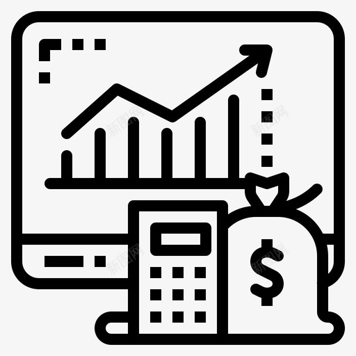 金钱投资创意头脑图标svg_新图网 https://ixintu.com 创意 头脑 想法 投资 概要 财务 金钱