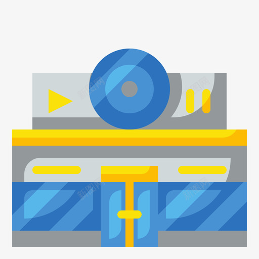 出租商店和商店公寓图标svg_新图网 https://ixintu.com 公寓 出租 商店