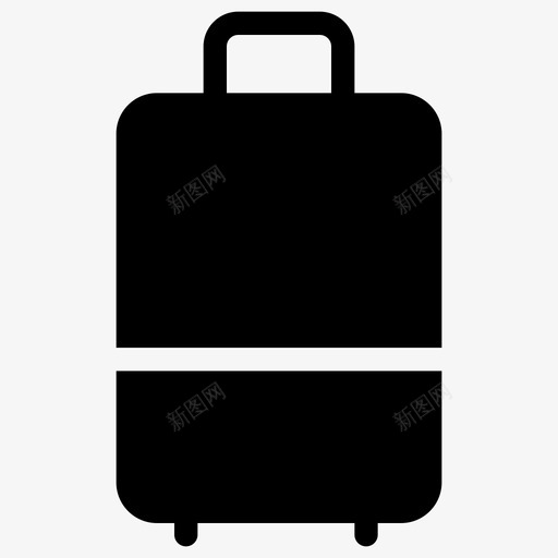 旅行箱旅行和度假实心图标svg_新图网 https://ixintu.com 实心 度假 旅行 旅行箱
