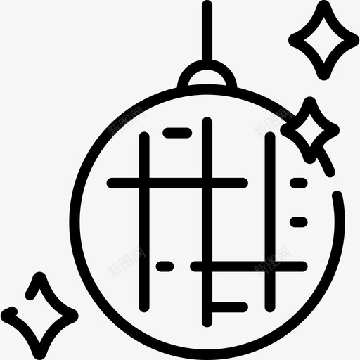 迪斯科舞会生日127直系图标svg_新图网 https://ixintu.com 生日 直系 舞会 迪斯科