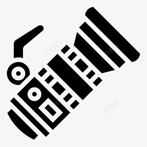长焦镜头摄影师图标svg_新图网 https://ixintu.com 专业 人士 变焦 摄影 摄影师 镜头 长焦