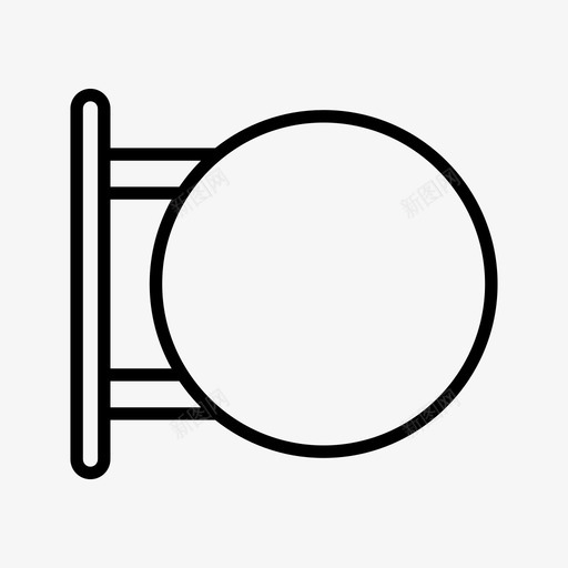 标牌横幅广告牌图标svg_新图网 https://ixintu.com 广告牌 显示屏 标牌 横幅 路标