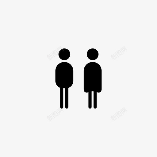 情侣女孩男人图标svg_新图网 https://ixintu.com 人人 人和 其他 化身 女人 女孩 情侣 男人