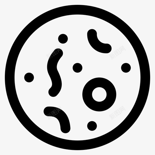 培养皿化学科学图标svg_新图网 https://ixintu.com 健康 化学 培养皿 科学 细胞培养皿