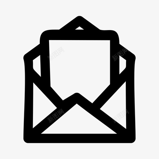 信息联系人电子邮件图标svg_新图网 https://ixintu.com 信封 信息 多媒体 电子邮件 联系人