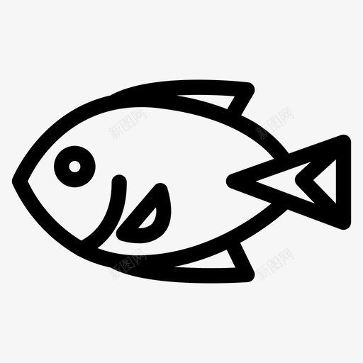 鱼水族馆海洋图标svg_新图网 https://ixintu.com 世界 水族馆 海底 海洋 鱼水