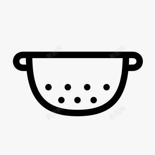 大米排水器滤器厨师图标svg_新图网 https://ixintu.com 厨师 厨房 大米 意大利 排水 滤器 过滤器