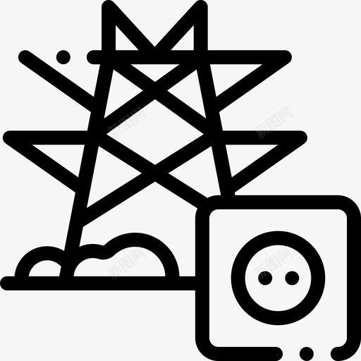 电生态222线性图标svg_新图网 https://ixintu.com 生态 线性