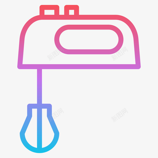 搅拌机家用电器18梯度图标svg_新图网 https://ixintu.com 家用电器 搅拌机 梯度