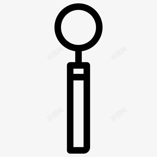 牙科牙科镜牙医图标svg_新图网 https://ixintu.com 医院 收集 治疗 牙医 牙科 牙齿