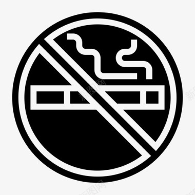 禁止吸烟标志吸烟运输图标图标icon 禁止吸烟标志吸烟运输图标图标